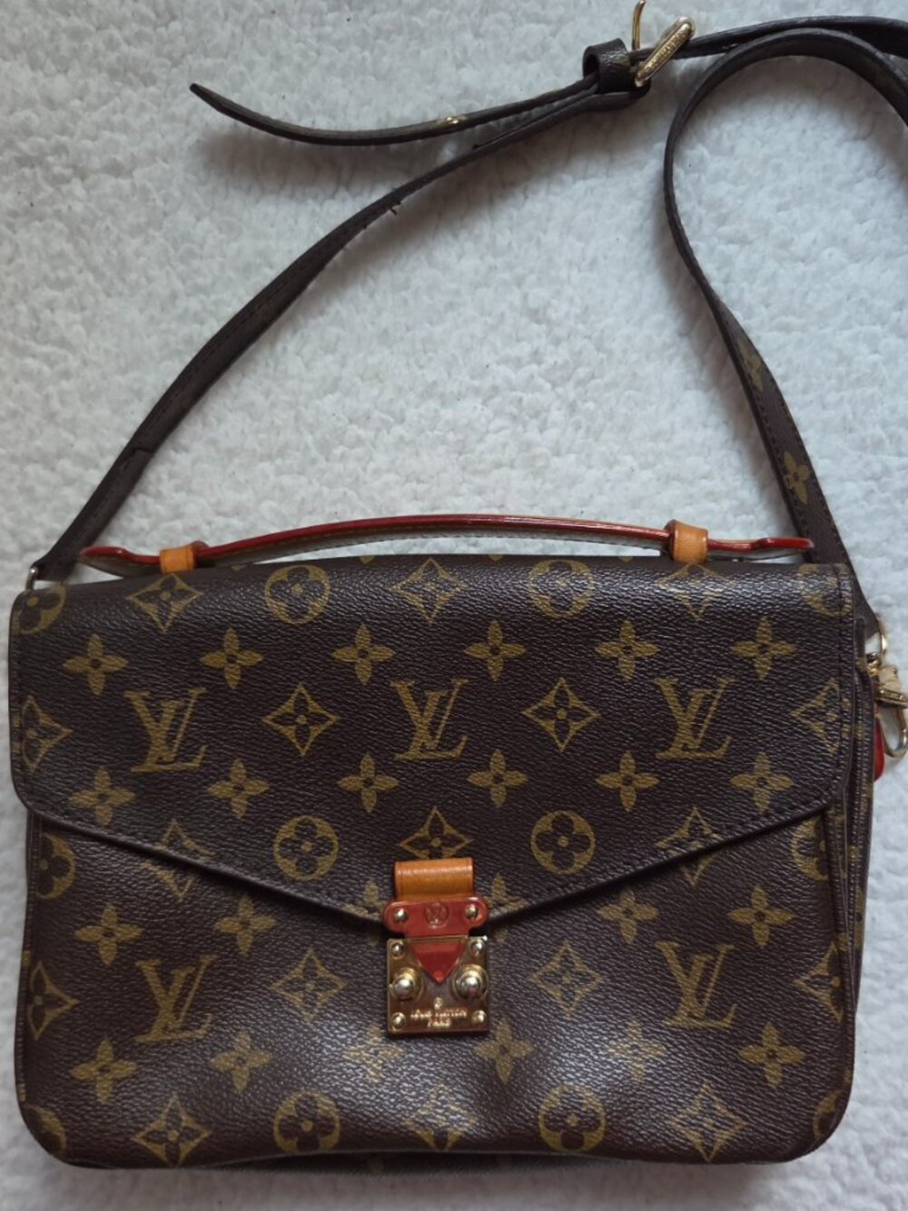 Pre-owned Louis Vuitton Paris Monogram satchel bag FOR SALE $400